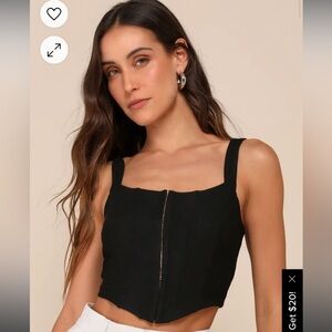 New! Lulus Bustier Top